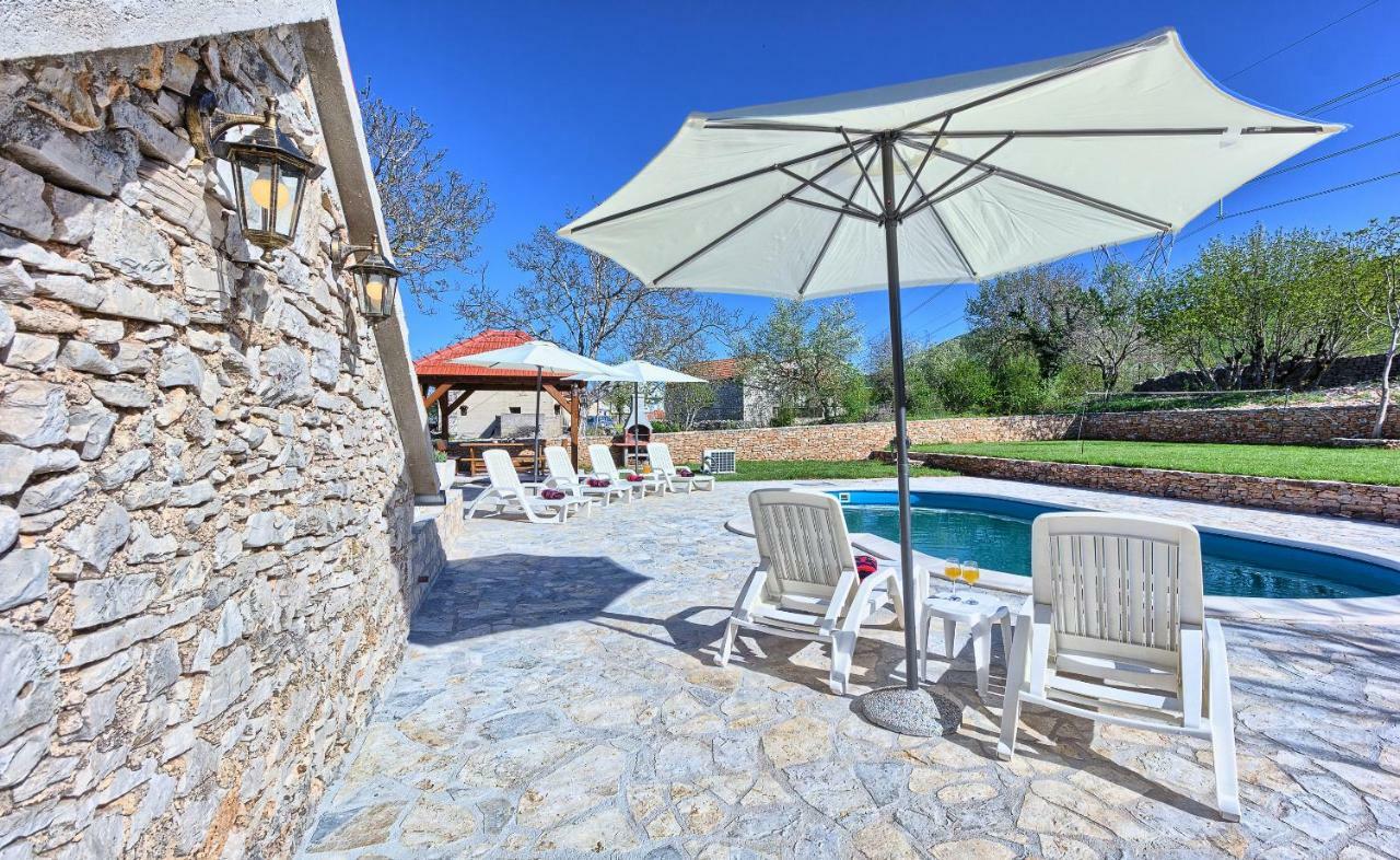Dalmatia Stone House - Heated Pool Guest House Biorine Ngoại thất bức ảnh
