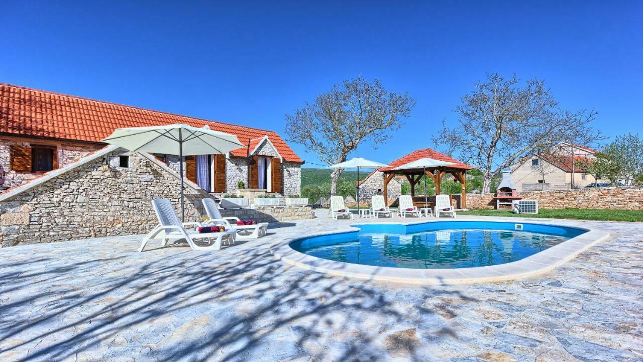 Dalmatia Stone House - Heated Pool Guest House Biorine Ngoại thất bức ảnh